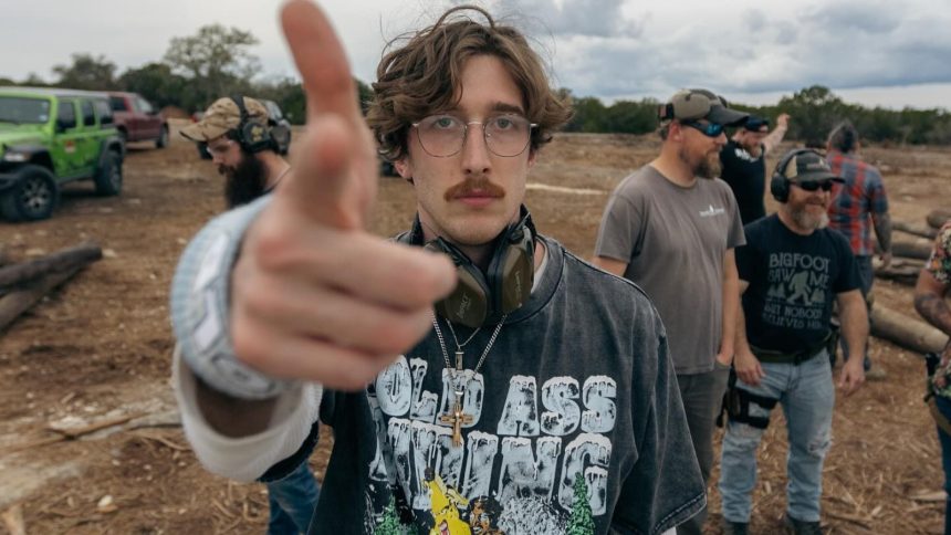 MrBeast poses next to IShowSpeed.