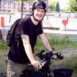 RelicKris climbs the Schilthorn mountain in Switzerland.