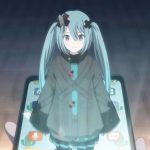 Hatsune Miku smiling