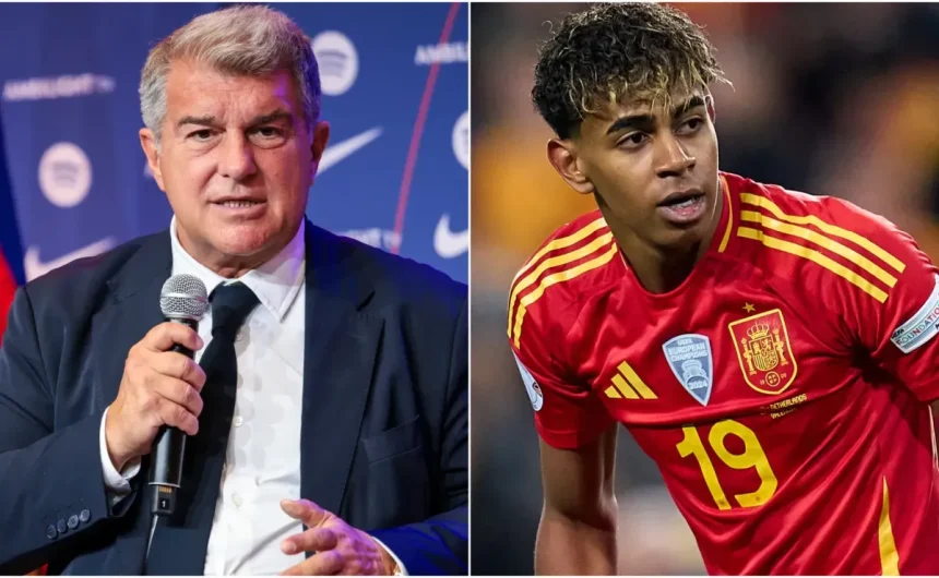 Joan Laporta breaks the silence on Lamine Yamal’s drama with Spain amid growing controversy