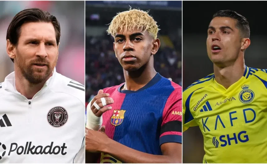 Lamine Yamal on top, but Lionel Messi beats Cristiano Ronaldo in 2025 shirt sales report: Robert Lewandowski, Kylian Mbappe, Vinicius, and Harry Kane also included