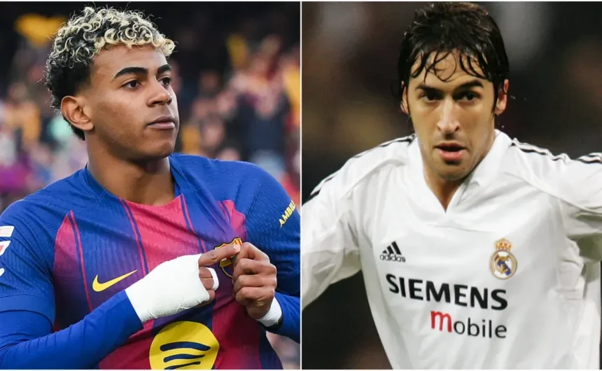 Lamine Yamal surpasses Raul Gonzalez: Barcelona star sets a new LaLiga scoring record, leaving the Real Madrid legend behind