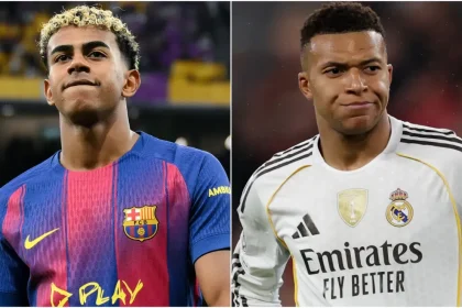 Lamine Yamal ties incredible Kylian Mbappe’s Champions League record after scoring for Barcelona vs Brugge
