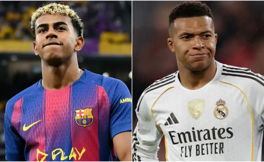 Lamine Yamal ties incredible Kylian Mbappe’s Champions League record after scoring for Barcelona vs Brugge