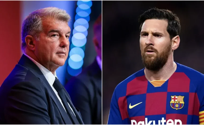 Lionel Messi becomes Barcelona presidential campaign weapon: Victor Font makes bombshell six-word Joan Laporta accusation in stunning claim, and it involves Real Madrid
