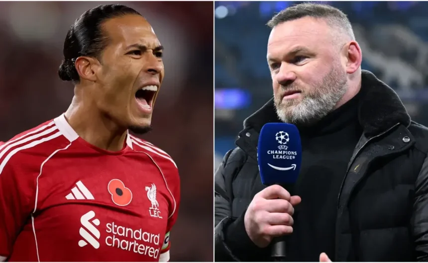 Liverpool star Virgil van Dijk fires back at Wayne Rooney’s criticism after team’s latest Premier League win
