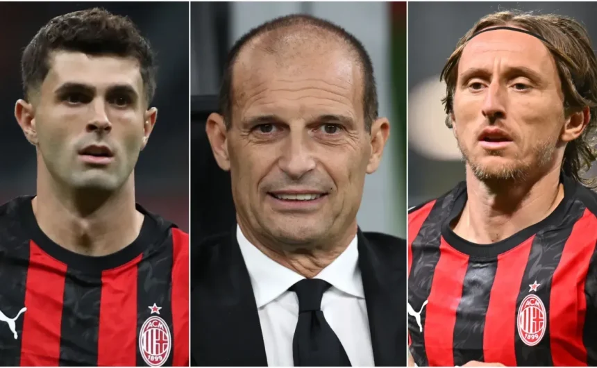 Massimiliano Allegri’s Derby della Madonnina dilemma looms with Santiago Gimenez out: Will Christian Pulisic and Luka Modric start for Milan vs. Inter in Serie A?