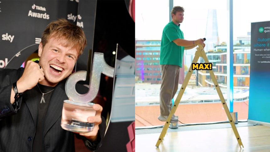 TikTok logo on phone