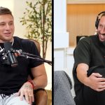 MrBeast poses next to IShowSpeed.