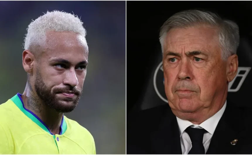 Neymar’s Brazil role addressed by coach Carlo Ancelotti after November FIFA break snub