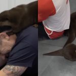 100-year-old working out at gym