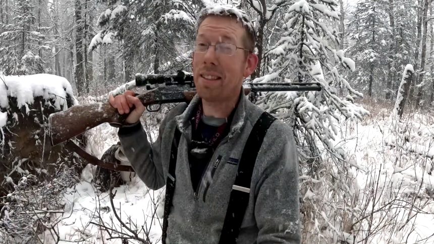 Luke Nichols from Outdoor Boys YouTube channel staring at camera