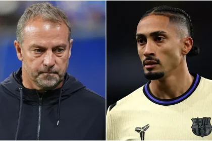 Raphinha breaks silence on Hansi Flick’s dejected reaction to Barcelona win to go top of La Liga