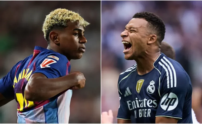 Rivalries redefined: Real Madrid’s Kylian Mbappe and Barcelona’s Marcus Rashford left surprised as Lamine Yamal dominates two key UEFA Champions League metrics