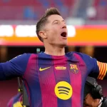Robert Lewandowski makes history as first goalscorer at new Camp Nou: Barcelona star shares emotional nine-word statement after Athletic Club thrashing