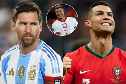 Robert Lewandowski trails Lionel Messi and Cristiano Ronaldo World Cup qualifiers record