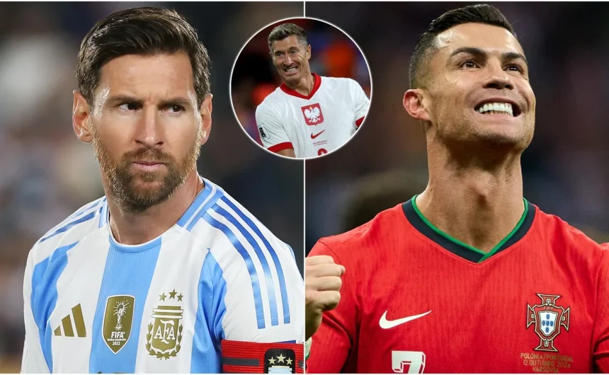 Robert Lewandowski trails Lionel Messi and Cristiano Ronaldo World Cup qualifiers record