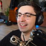 Twitch CEO Dan Clancy during an interview with streamer Mizkif.