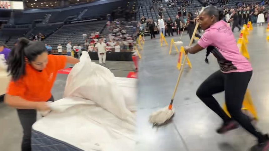 IShowSpeed panics after learning he's stuck in an elevator.