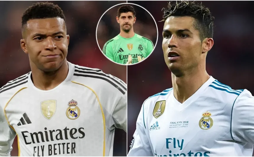 Thibaut Courtois analyzes the key differences between Cristiano Ronaldo and Kylian Mbappe, leaving Real Madrid fans stunned