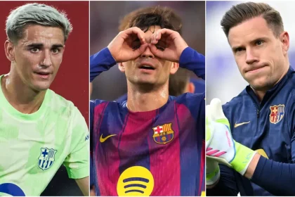 Why aren’t Gavi, Pedri, and Marc-Andre Ter Stegen playing for Barcelona vs. Chelsea in the UEFA Champions League?