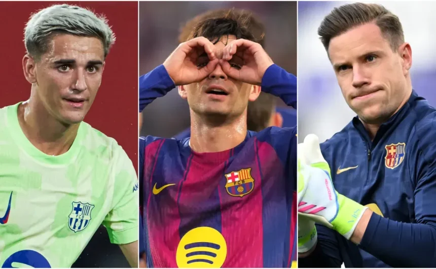 Why aren’t Gavi, Pedri, and Marc-Andre Ter Stegen playing for Barcelona vs. Chelsea in the UEFA Champions League?