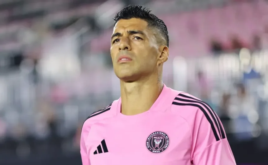 Why is Luis Suarez not playing for Inter Miami in MLS conference semifinals vs. FC Cincinnati?