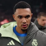 Why is Trent Alexander-Arnold being booed during the UEFA Champions League game between Liverpool and Real Madrid?