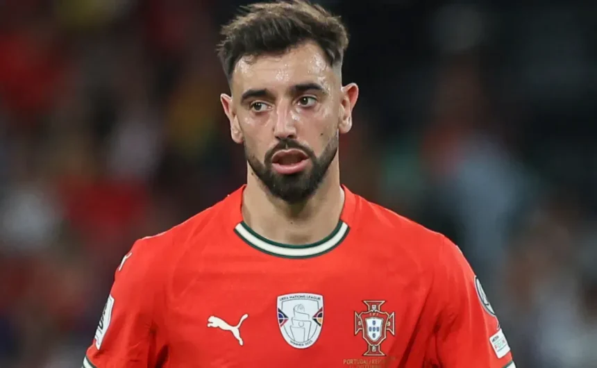 Why isn't Bruno Fernandes playing for Portugal vs. Ireland in 2026 World Cup Qualifiers?