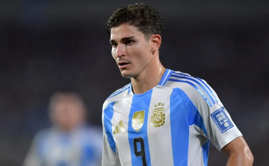 Why isn't Julian Alvarez playing for Argentina vs. Angola in 2025 international friendly?