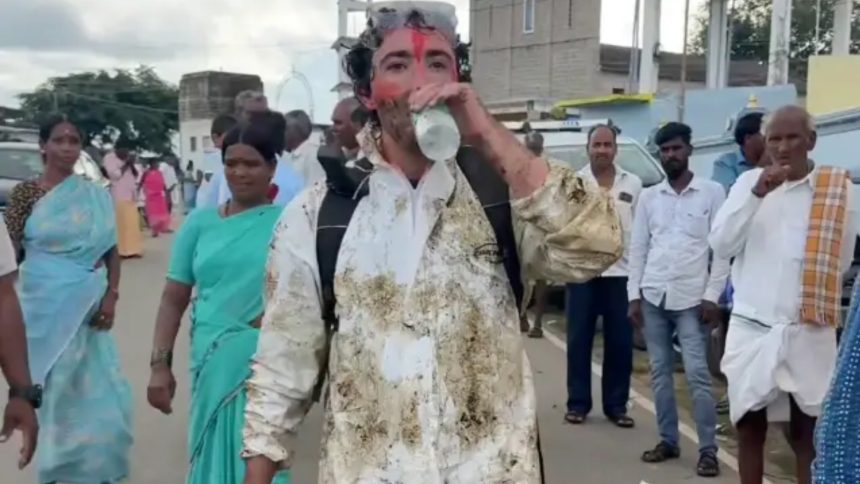 Valkyrae, Cinna, and Emiru stood with hoods up on santa monica pier