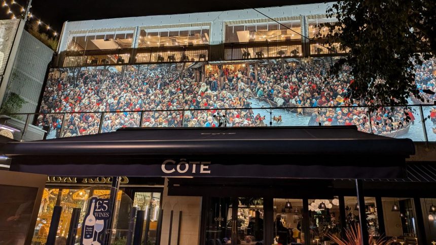 Ai-generated retirees in halloween costumes talking to camera