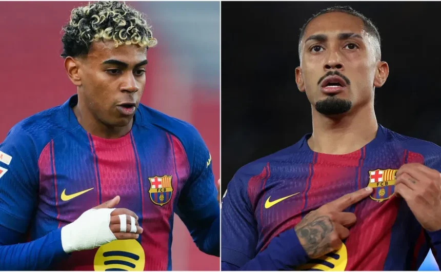 Are Lamine Yamal and Raphinha starting today? Lineups for Barcelona vs. Eintracht Frankfurt in the 2025-26 Champions League clash