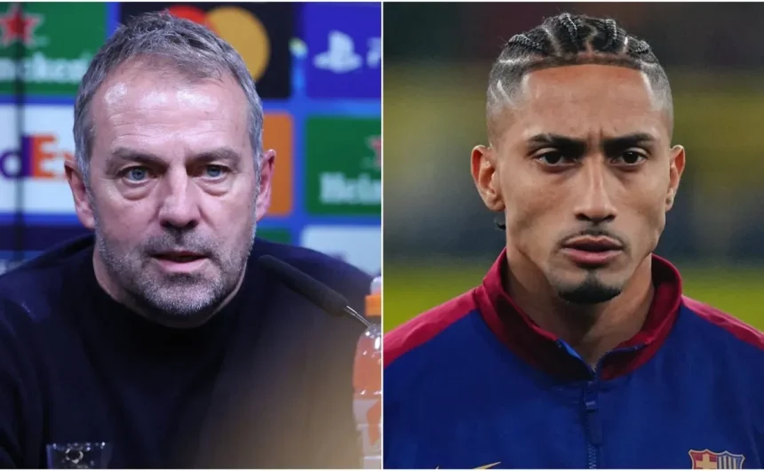 Barcelona coach Hansi Flick slams FIFA after Raphinha’s The Best snub: 'It’s a joke'