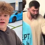 Jack Doherty talking to camera alongside Andrei Arlovski shouting in white shirt