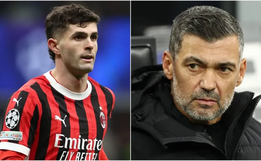 Former boss Sergio Conceição breaks silence on tenure at Pulisic’s AC Milan: ‘The team's environment wasn’t good’