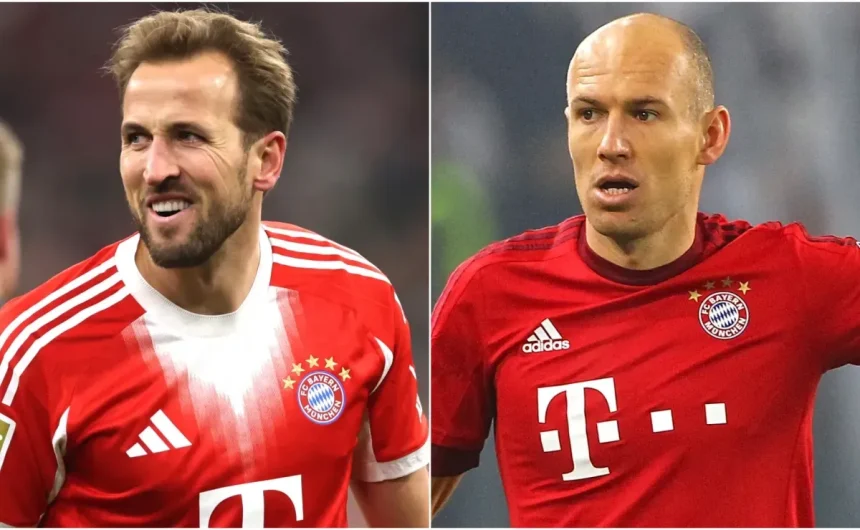 Harry Kane breaks a surprising Arjen Robben record at Bayern Munich, cementing a historic legacy
