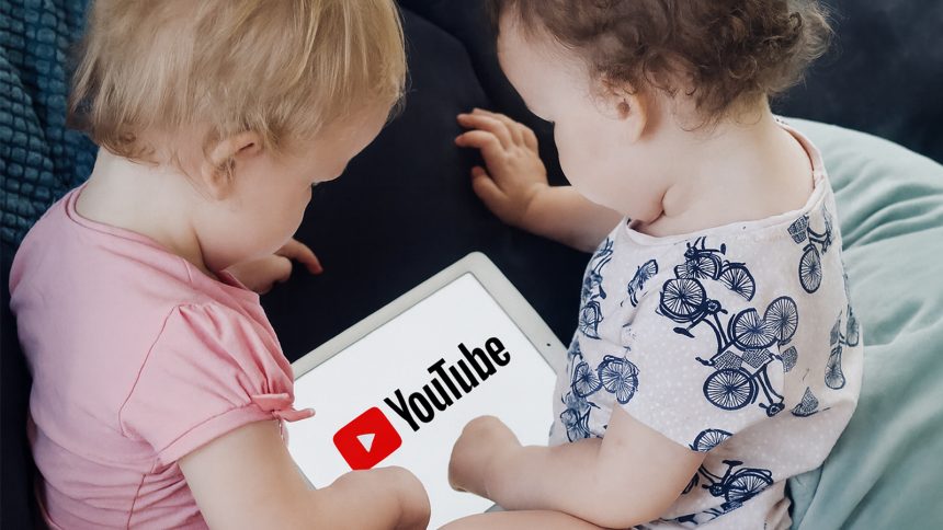 Four toys with AI chatbot faces sat next to each other