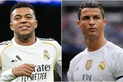 Kylian Mbappe delivers his take on Cristiano Ronaldo after tying his Real Madrid record: ‘I wanted to give him a shout-out’