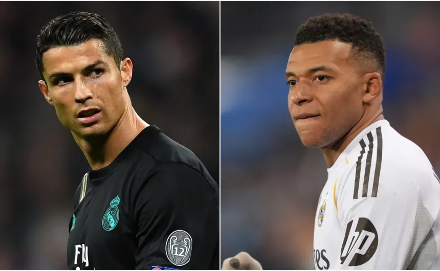 Kylian Mbappé on verge of breaking Cristiano Ronaldo’s legendary Real Madrid scoring record