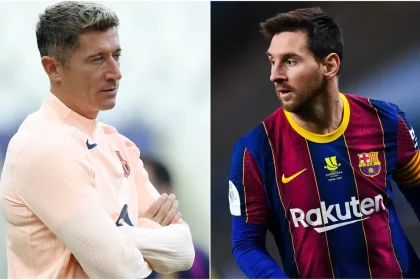 Lewandowski’s Champions League goalscoring drought preventing him from reaching all-time record held by Messi