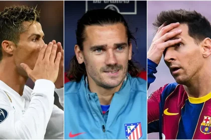 Lionel Messi and Cristiano Ronaldo snubbed by Antoine Griezmann in his La Liga GOAT choice