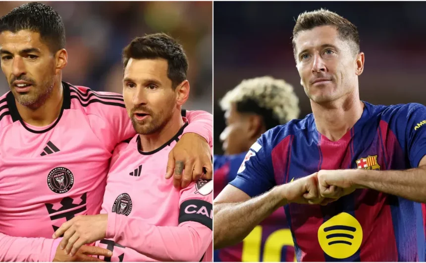 Lionel Messi and Robert Lewandowski together? Inter Miami’s transfer call on Barcelona ace could rewrite MLS history, and it all hinges on Luis Suarez
