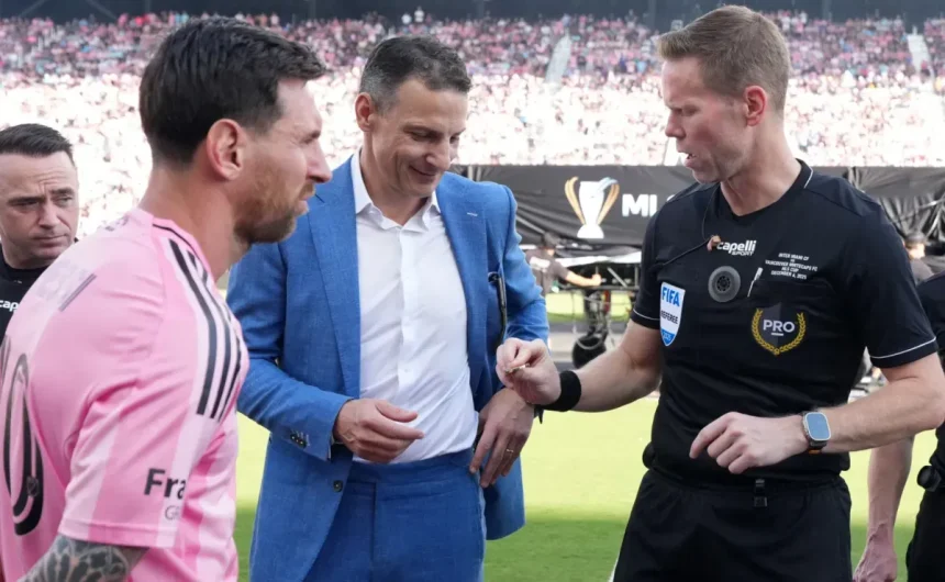 Lionel Messi vs. referee goes hilariously viral after shock English outburst: Why Inter Miami’s MLS Cup final RefCam footage has fans laughing (VIDEO)