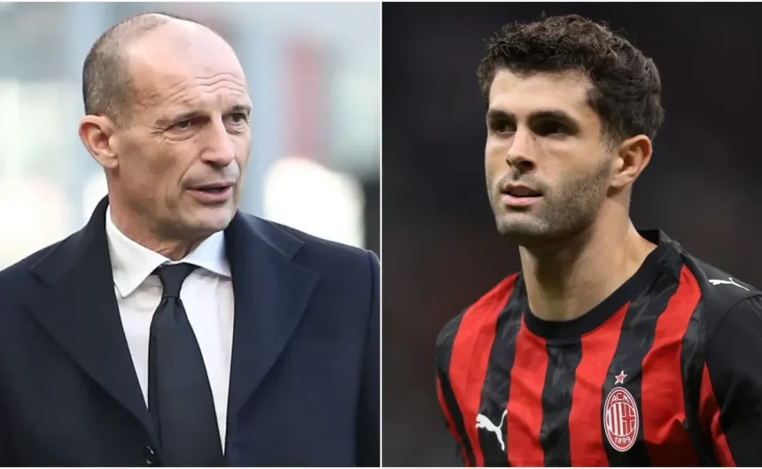 Massimiliano Allegri delivers blunt verdict on Christian Pulisic’s surprising substitution in AC Milan Serie A draw