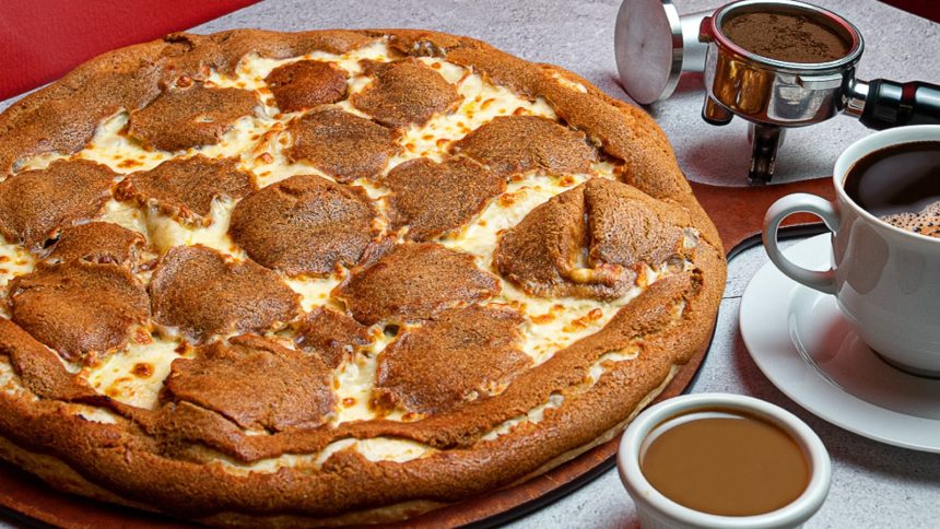 Pizza Hut actually made a coffee-infused pizza dubbed the ‘Kopi-zza’