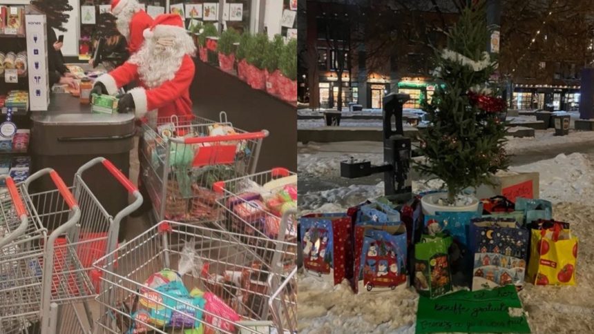 santas stealing from metro in montreal