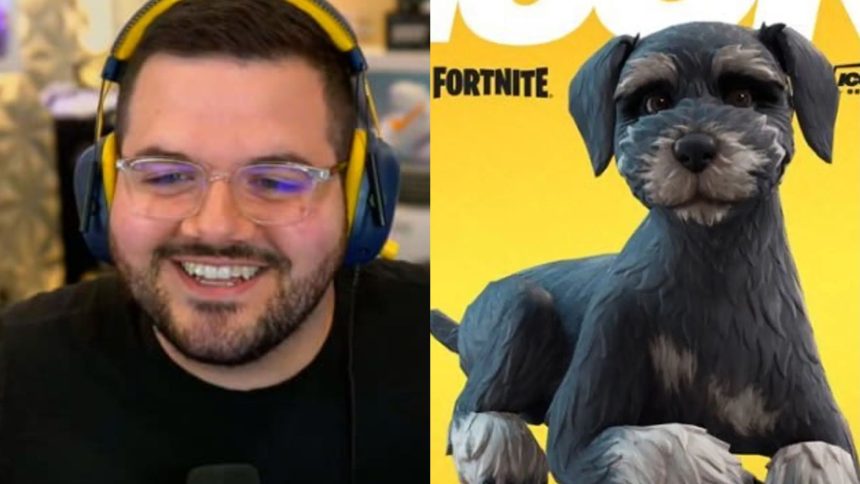 Streamer CouRage is finally getting his own Fortnite skin & it comes with his dog