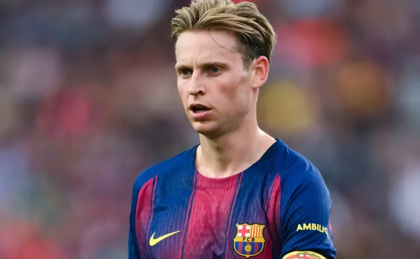 Why isn't Frenkie de Jong playing today for Barcelona vs Atletico Madrid in LaLiga showdown?