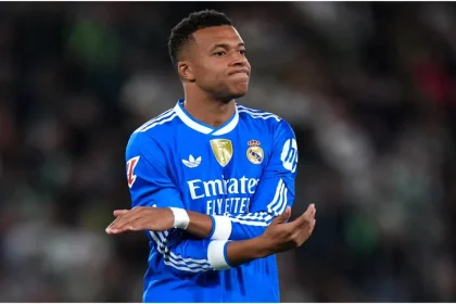 Why isn't Kylian Mbappe playing for Real Madrid against Manchester City in the UEFA Champions League?